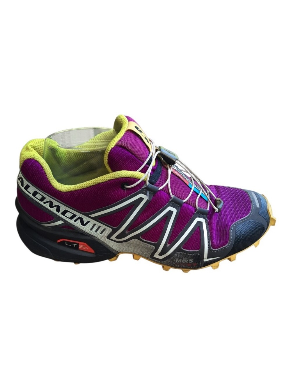 Salomon Speedcross 3 Plum Black Crown Grip Trail Running Hiking Shoes Size 8.5
